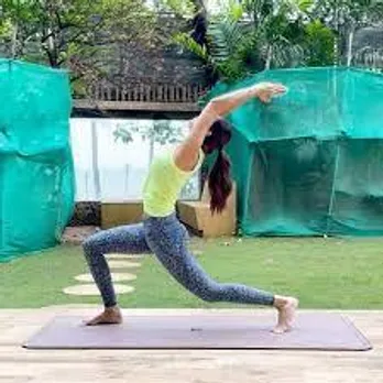 ​Shilpa Shetty does Virabhadrasana, Malasana in yoga video: Be your own warrior