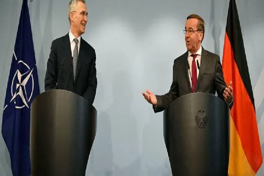 NATO chief meets with German defense minister