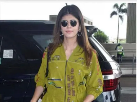 Sanjana Sanghi spotted at the airport