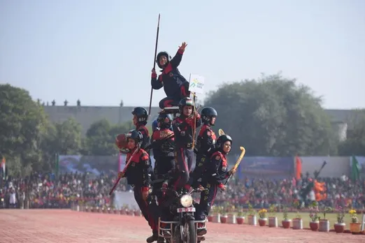 BSF Raising Day: All-Women Daredevil Motorcycle Team's effort are eye catching