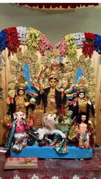Savarna Roychowdhury's Durga in 18 Annabhoga