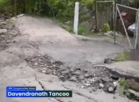 OROPOUCHE WEST MP CALLS ON T&T’S WORKS MINISTER TO REPAIR ROADS URGENTLY