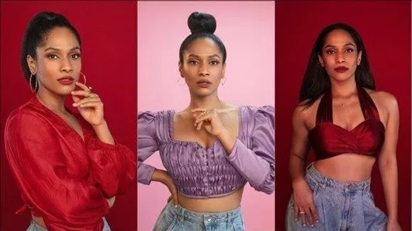 Masaba Gupta oozes oomph as she styles denim jeans with satin crop tops