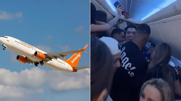 PASSENGERS ON SUNWING PARTY PLANE FROM MONTREAL TO CANCUN MEXICO, COULD FACE JAIL TIME AND THOUSANDS IN FINE.