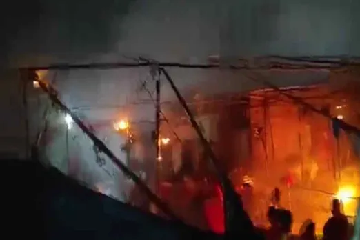 Fire at Bhadohi Durga Puja pandal kills 3