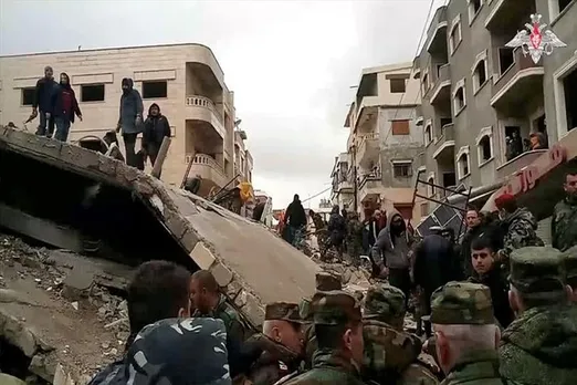 Russia says more than 300 troops helping Syria recover from earthquake