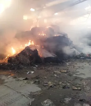 Massive fire breaks out in Mumbai