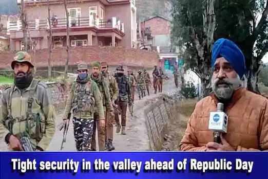 Tight security in the valley ahead of Republic Day