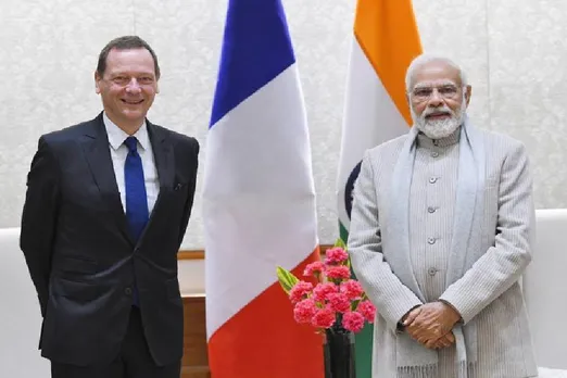 Narendra Modi met Mr. Emmanuel Bon, Diplomatic Adviser to the President of France