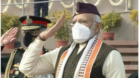 In PM Modi's Republic Day attire, a link to poll-bound Uttarakhand and Manipur