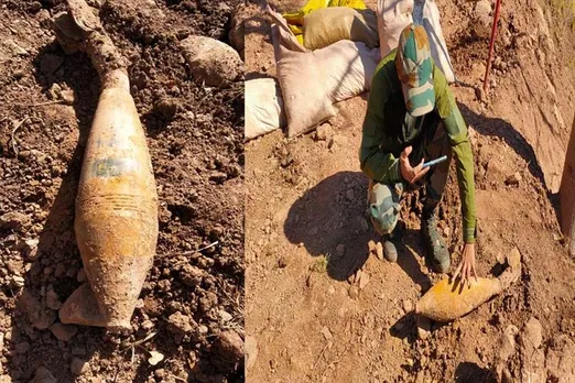 Security forces recover old mortar shells in Poonch