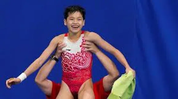 A 14 year old gold medalist