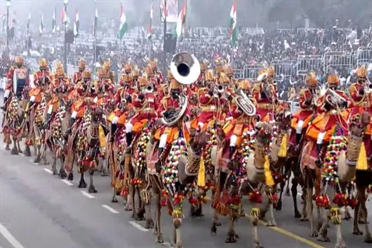 BSF Camel Contingent marches on the Kartavya Path