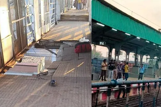 1 women died, 15 injured in foot bridge collapsed at Maharashtra