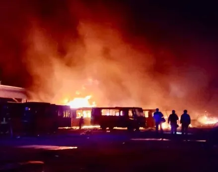 One killed, dozens of buses destroyed in missile attack on Dnipro, Ukrainian officials say
