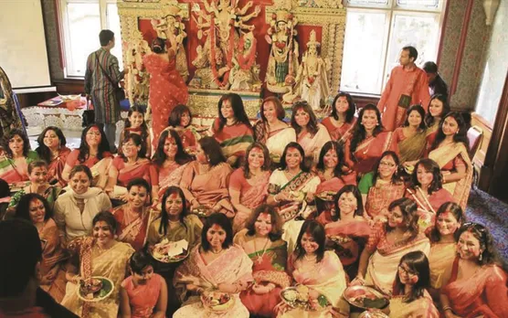 Durga puja is also celebrated in London