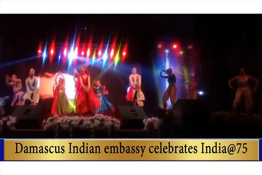 Damascus Indian embassy celebrates India@75