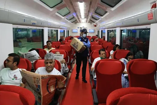 New addition to Mumbai-Gandhinagar Shatabdi Express is Vistadome coach