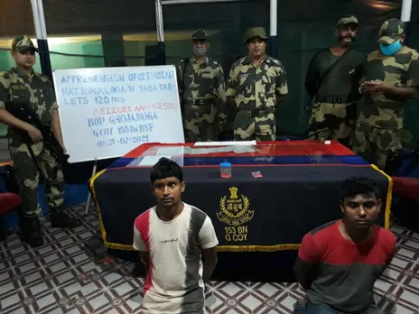 BSF APPREHENDED 2 SMUGGLERS WITH YABA TABLETS ON BORDER