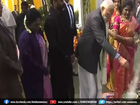 केंद्रीय राज्यमंत्री के घर पहुंचे PM मोदी, पोंगल उत्सव में लिया हिस्सा