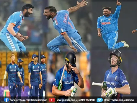 गत विश्व विजेता टीम ने भारतीय गेंदबाजों के सामने टेके घुटने