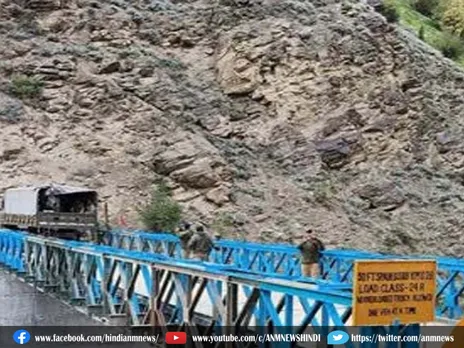 India-China border :  नीती घाटी में टूटा पुल फिर तैयार