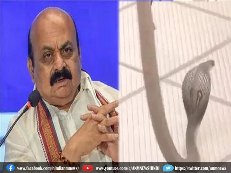 Karnataka Election: बैठक के दौरान दफ्तर में किसे डसने पंहुचा सांप, देखे वीडियो