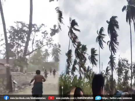 Cyclone Mocha: गाँव में भयंकर तूफान (देखिए वीडियो)