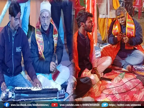 कुल्टी हनुमान मंदिर में विधायक और भाजपा नेता जीतेन्द्र तिवारी ने किया कीर्तन (Video)