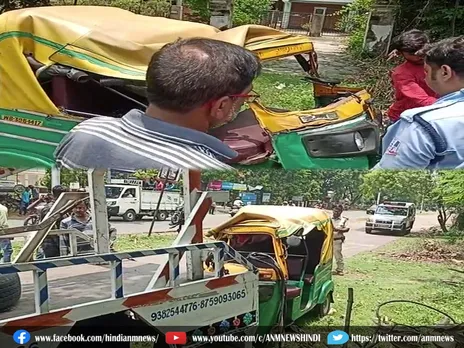Durgapur: मिनी बस से टकराया ऑटो, चालक घायल