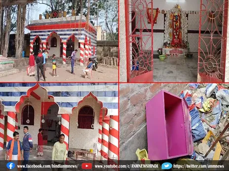 दुर्गापुर में मंदिर से लाखों रुपये की चोरी, मौके पर न्यू टाउनशिप पुलिस