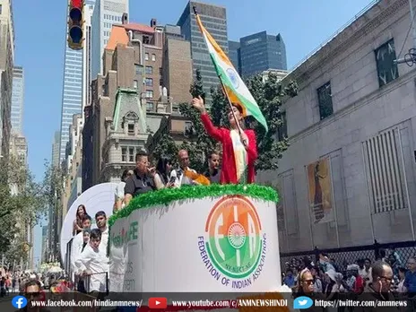 India Day Parade : विदेश में लहराया भारतीय तिरंगा, देश के बाहर दुनिया की सबसे बड़ी 'इंडिया डे परेड'