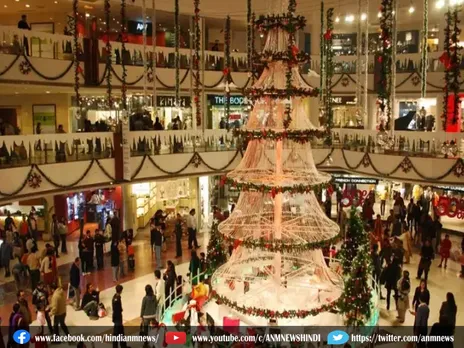 Christmas 2023: क्रिसमस पर सजाए गए दिल्ली के मॉल्स, बना लें घूमने का प्लान