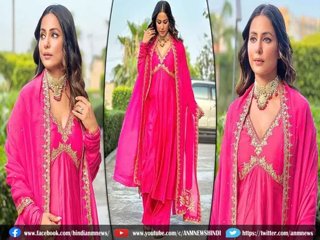 VIDEO: घूंघट में वाराणसी घूमने निकलीं Hina Khan