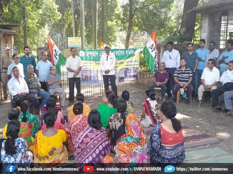 Salanpur News : दुर्गापूजा के बीच हिंदुस्तान केबल्स श्रमिकों ने किया विरोध प्रदर्शन