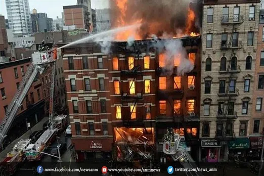 19 मंजिला एक अपार्टमेंट में भीषण आग, नौ बच्चों सहित 19 लोगों की मौत