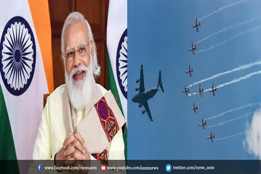 वायु सेना दिवस पर प्रधानमंत्री ने दी शुभकामनाएं