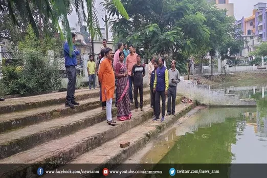 बंगाल : महापर्व से पहले नगर पालिका ने छठ घाटों का किया निरीक्षण