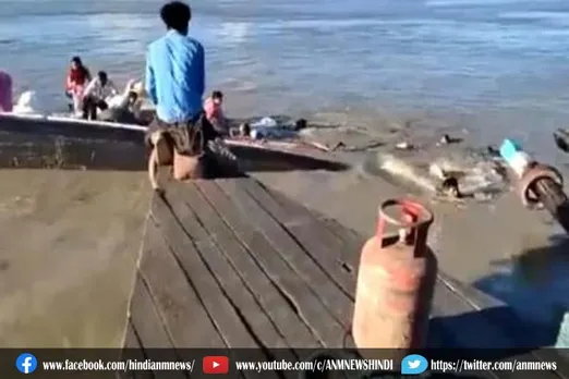 असम में नाव डूबने का वीडियो आया सामने, देखे वीडियो