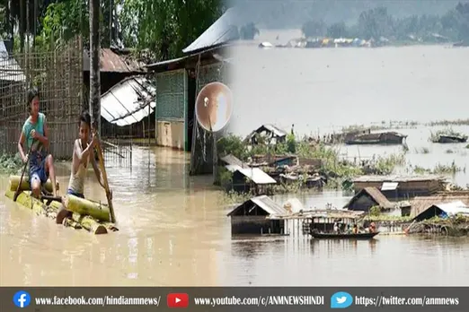असम में बाढ़ की स्थिति बदतर, 24.9 लाख लोग प्रभावित