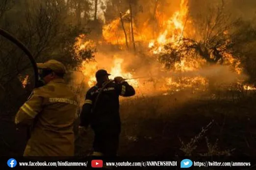 ग्रीस के जंगलों में आग से 2 की मौत