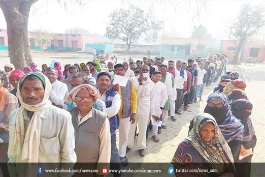 मऊ जिले में बनाए गए 10 बूथों पर चार बजे तक 98.95 फीसदी मतदान
