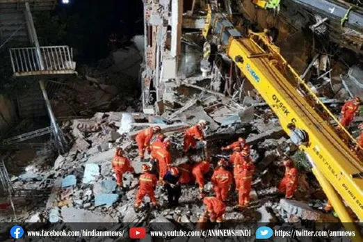 चीन में होटल ढहने से कम से कम 8 लोगों की मौत
