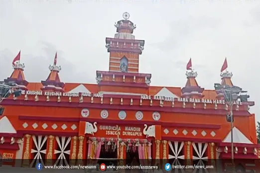 रथ यात्रा की तैयारी में दुर्गापुर इस्कॉन मंदिर