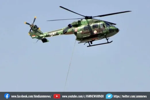 जम्मू कश्मीर के ऊधमपुर जिले में सेना का हेलीकॉप्टर क्रैश, दो घायल