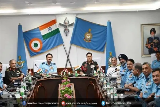 भारतीय सेना की तीनों शाखाओं के कमांडर्स के तीन दिवसीय सम्मेलन का समापन