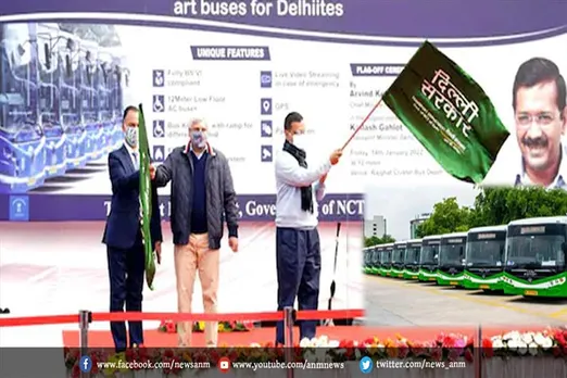 दिल्ली को मिला 100 CNG बसों का तोहफा