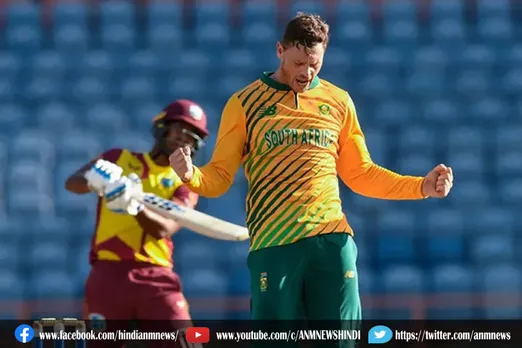 दक्षिण अफ्रीका ने वेस्टइंडीज को 16 रन से हराया