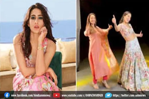 मशहूर एक्टर्स माधुरी दीक्षित ने सारा अली खान के साथ 'चका चक' गाने पर किया डांस