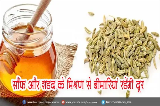 सौंफ और शहद के मिश्रण से बीमारियां रहेंगी दूर